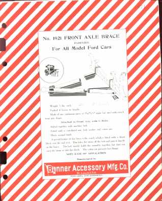1925 Braces Support for Fords 6 Dealers Ads