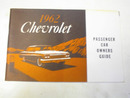 1962 Chevrolet Passenger Car Owners Guide