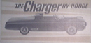 The Charger By Dodge Brochure with Great Photos