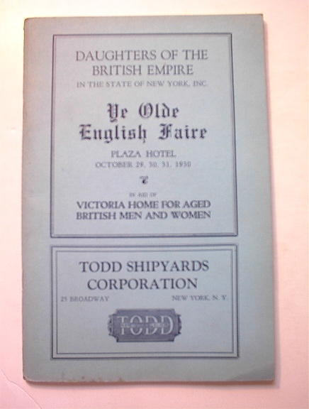 Daughters Of The British Empire Plaza Hotel
