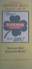 1961-62 Superior Motel Directory