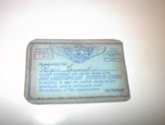 c 1942 All American Hop Harrigan Flying Club