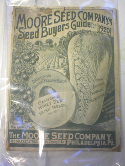 Moore Seed Company Seed Buyers Guide,1920