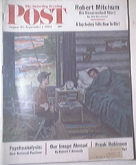 Saturday Evening Post August 25-Spet 1,1962 R.Mitchum