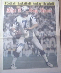 The Sporting News 12/20/1975 Bert Jones cover,