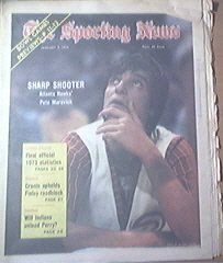 The Sporting News 1/5/1974 Pete Maravich cover,