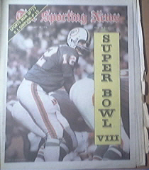 The Sporting News 1/19/1974 SUPER BOWL VIII