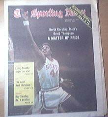 The Sporting News 1/26/1974 David Thompson cover