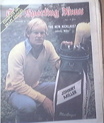 The Sporting News 2/16/1974 Johnny Miller Cover
