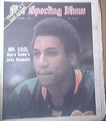 The Sporting News 3/9/1974 John Shumate Notre Dame Cov