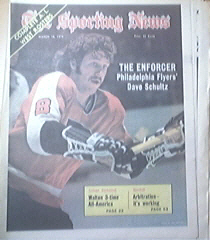 The Sporting News 3/16/1974 The Enforcer Dave Schultz