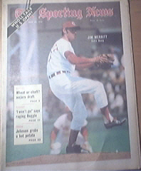 The Sporting News 6/20/1970 Jim Merritt Cover