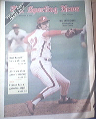 The Sporting News 9/2/1972 Steve Carlton Cover