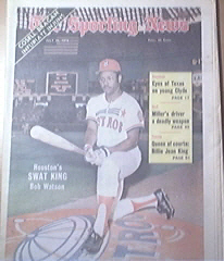 The Sporting News 7/21/1973 Swat King Bob Watson Cover