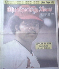 The Sporting News 9/28/1974 St. Louis Reggie Smith Cov
