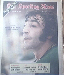 The Sporting News 1/20/1973 Jean Paul Parise Cover