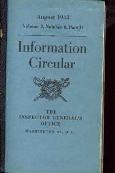 Information Circulars 1942-43 14 booklets