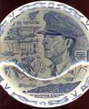 Vernon Kilns Plate Gen D MacArthur circa 1940