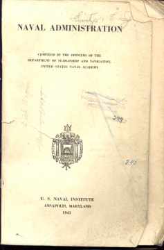 Naval Administration Annapolis 1941