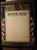 Honor Roll Poster great design unused 1942