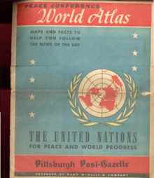 U N Peace conference world atlas 1947