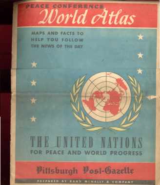 U N Peace conference world atlas 1947