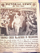 THRONGS CHEER MACARTHUR IN MELBOURNE 4/1942