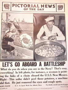 LET'S GO ABOARD A BATTLESHIP OCT 16,1940