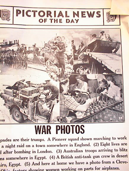 WAR PHOTOS FROM DEC 25,1940 GREAT SHOOTS