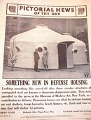 DYMAXION HOUSES RAID SHELTERS PHOTO 1941