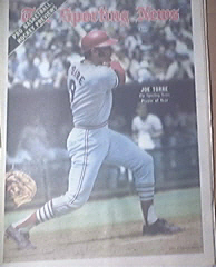 The Sporting News 10/23/1971 Player of Year Joe Torre
