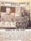 SPLIT PHOTO OF DOINGS IN THE ARMY 9-12-1941