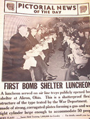 FIRST BOMB SHELTER LUNCHEON PHOTO 3-6-1942