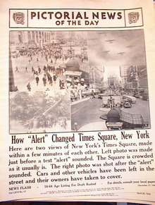 HOW'ALERT'CHANGED TIMES SQUARE,NEW YORK PHOTO