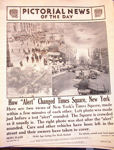 HOW'ALERT'CHANGED TIMES SQUARE,NEW YORK PHOTO