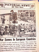 WAR SCENES IN EUROPEAN COUNTRIES 12-13-1940