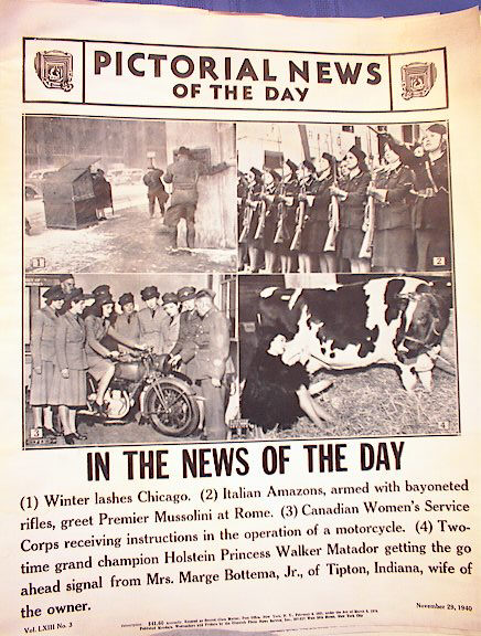 CANADIAN WAR WOMEN CORPS NOVEMBER 29,1940
