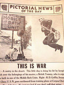 THIS IS WAR A PHOTO OF MOBILE BATH UNIT 1942