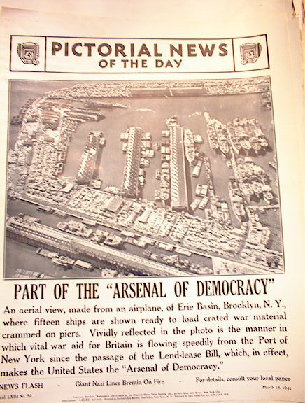 PART OF THE ARSENAL OF DEMOCRACY 3-19-1941