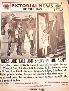 THERE ARE TALL AND SHORT IN THE ARMY 5-11-41