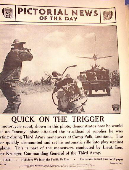 QUICK ON THE TRIGGER PHOTO AUGUST 29,1941