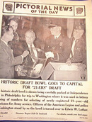 HISTORIC DRAFT BOWL PHOTO JULY 18,1941