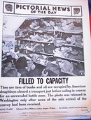 AMERICAN DOUGHBOYS IN BUNKS PHOTO 4-1-42
