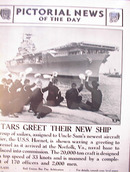 GREAT PHOTO OF THE U.S.S. HORNET 1941