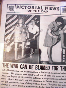THE WAR CAN BE BLAMED FOR THIS PHOTO 1941