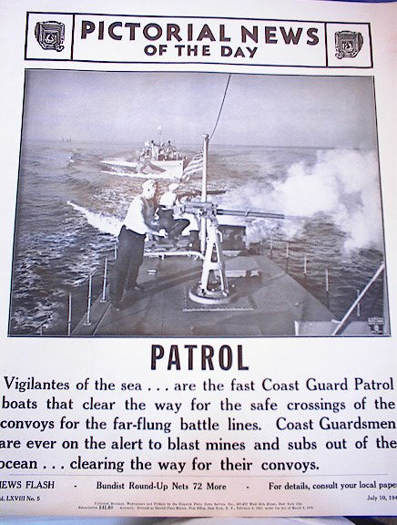 PHOTO OF COAST GAURD PATROL CLEARING THE WAY