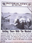 PHOTO OF AN AMERICAN CONVOY BOUND FOR BATTLE