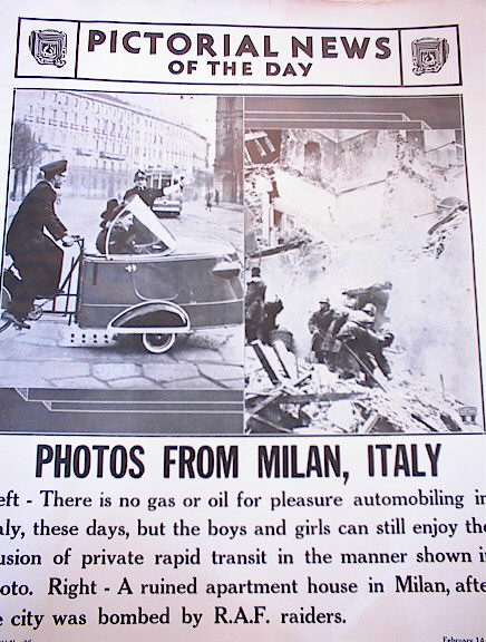 PHOTOS OF A BOMBED APARTMENT IN ITALY 1941