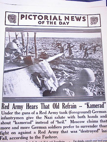 RED ARMY HEARS THAT OLD REFRAIN'KAMERAD'PHOTO