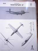 1944 'HOTSPUR II' R.A.F. U.K. GLIDER RARE
